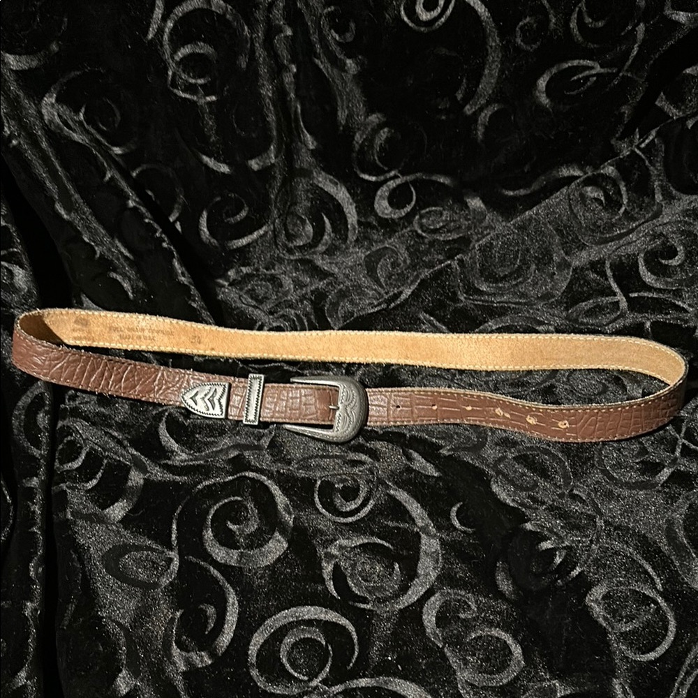 Real cowhide belt